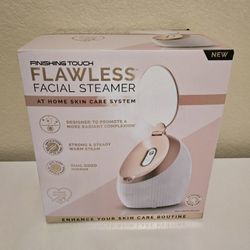 New Finishing Touch Flawless Facial Steamer At Home Skin Care System Beauty Christmas Gift