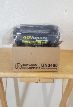 RYOBI 40V Lithium-Ion 4.0 Ah Battery