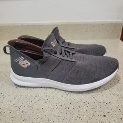 New Balance Womens FuelCore Nergize  Gray Running Shoes Sneakers Size 9.5 Activewear flats