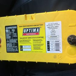 Optima Yellow Top Battery 