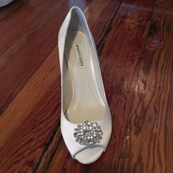 Benjamin Adams peep-toe Wedges