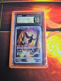 Galarian articuno cgc pristne 10