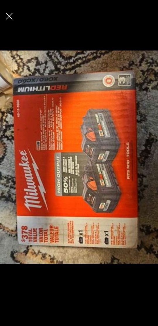 Milwaukee Tools 2 Weed Eaters 2 Batteries, Battery Charger 