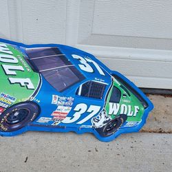 Wolf Nascar Metal Sign