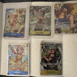 OP-15 Luffy, Zoro, Rebecca And Robin Lot