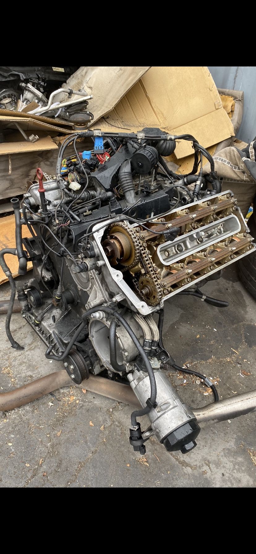 Scrap metal Aluminum Bmw V8  Engine  