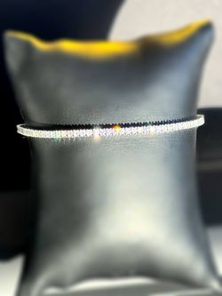 14k solid white gold Brand New 2.25CTW Diamond Tennis bracelet 7”