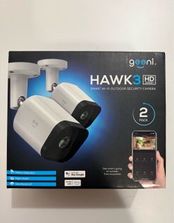 Geeni Hawk 3 HD 1080P Outdoor Security Camera 2-Pack