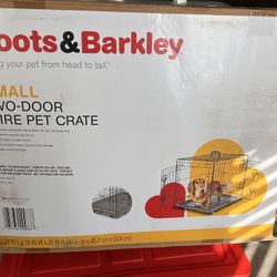 Boots & Barkley Dog Crate Kennel 24”x18”x20”