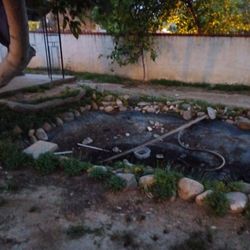 Koi pond liner and rocks 18 X 10 Feet