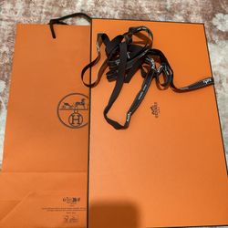 Hermès Box And Paper Bag