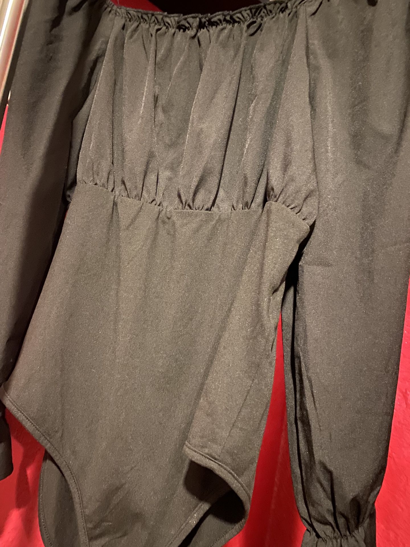SHEIN Black blouse Bodysuit XL