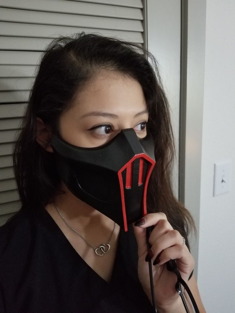 Noob Saibot Mask Face Shell 