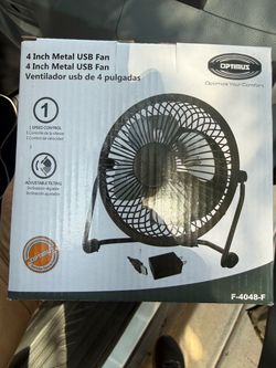 4” Metal fan USB