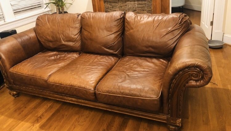 Will drive to you! Leather couch