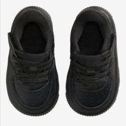 Baby Black Air Force 1 New 4c