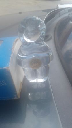 eskimo glass figurine