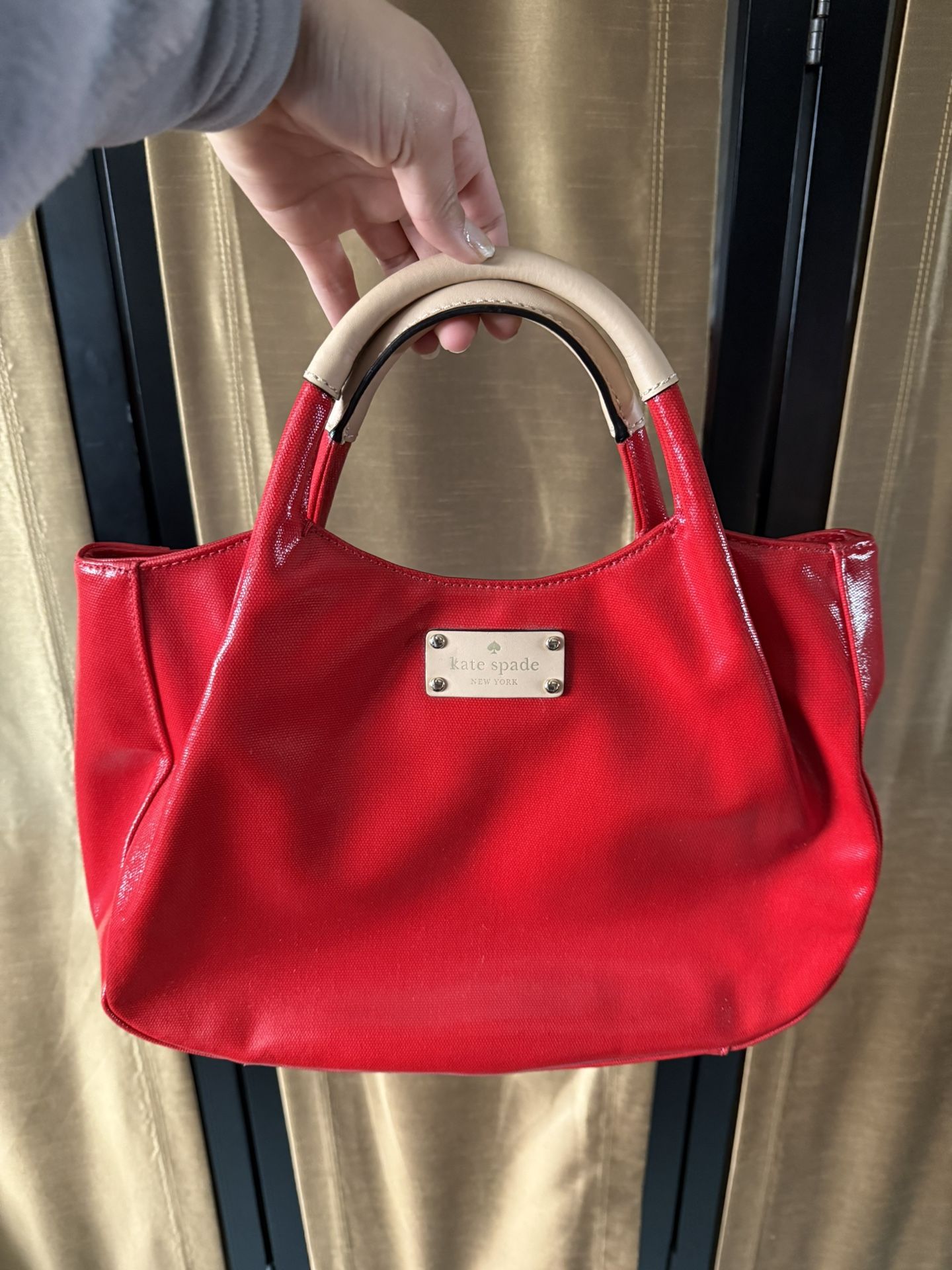 Kate Spade Red Leather Handbag,All Products : American Fashion Style Bags On Sale