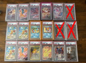 Pokemon Cards PSA Graded Slabs
