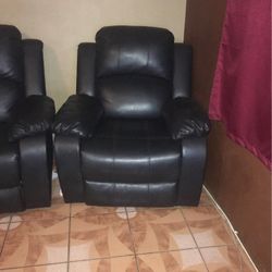 Black Recliner Sofas
