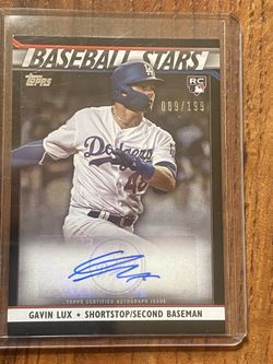 2020 topps series 1 Gavin alux auto rc card 89/199