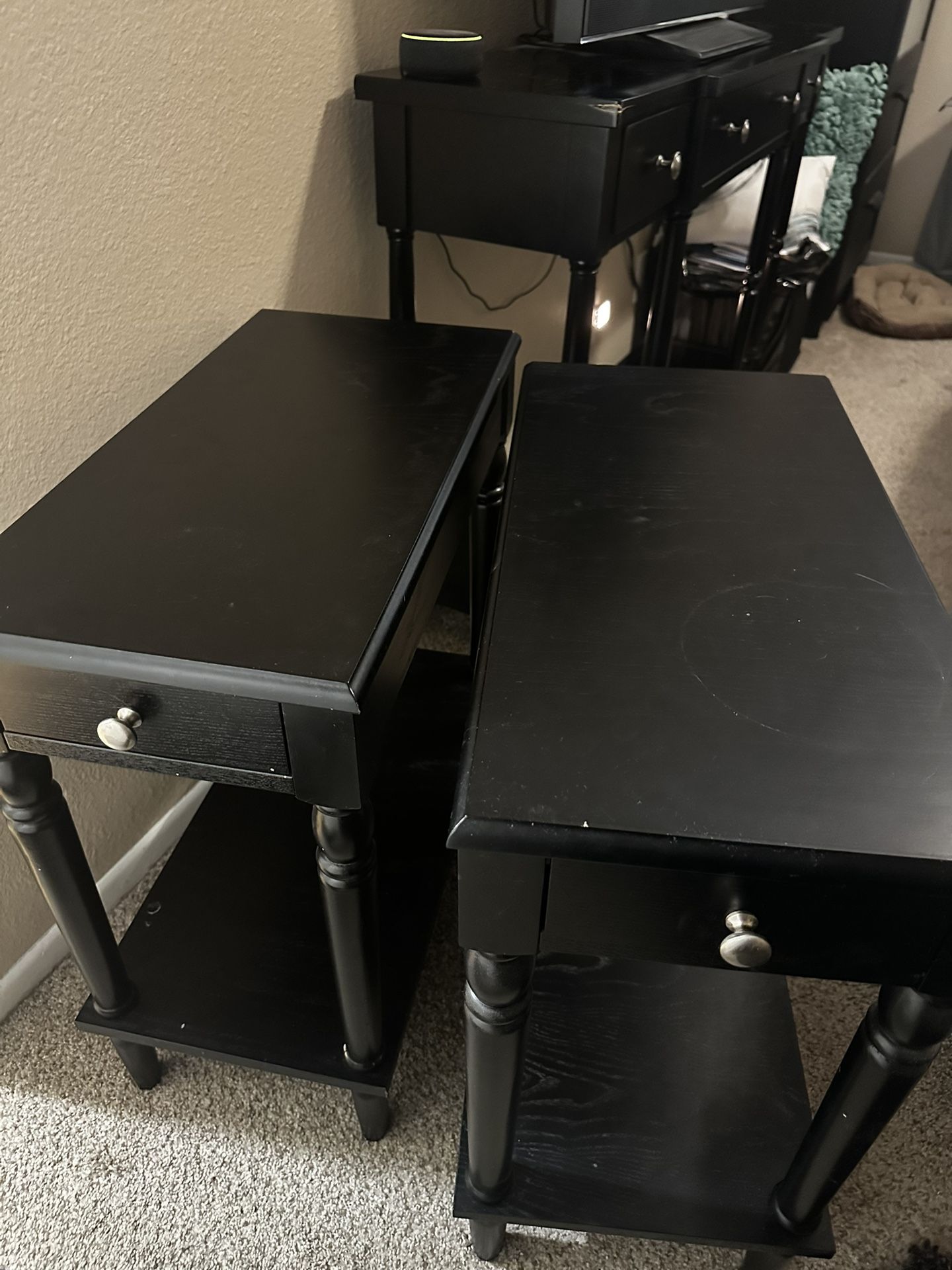 TV Stand And End Tables.