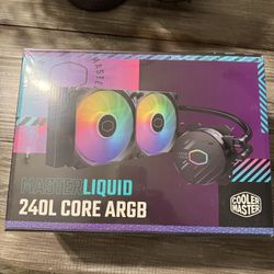 Cooler Master MasterLiquid 240L Core ARGB – Brand New Sealed
