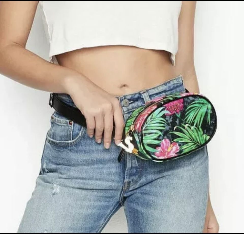 Victoria's Secret Tropical Oval City Belt Bag / Fanny Pack / Waist Bag