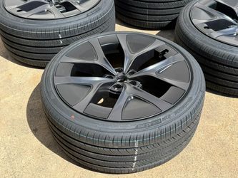 FREE DELIVERY OEM 21" 2026 Tesla Model Y Performance 21" Arachnid 2.0 Wheels Tires Hankook NEW