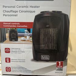 Black & Decker Personal Ceramic Heater 