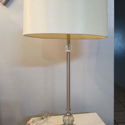 Table Set With Lamp