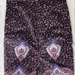 J Crew Size 8 Paisley Pencil Skirt 