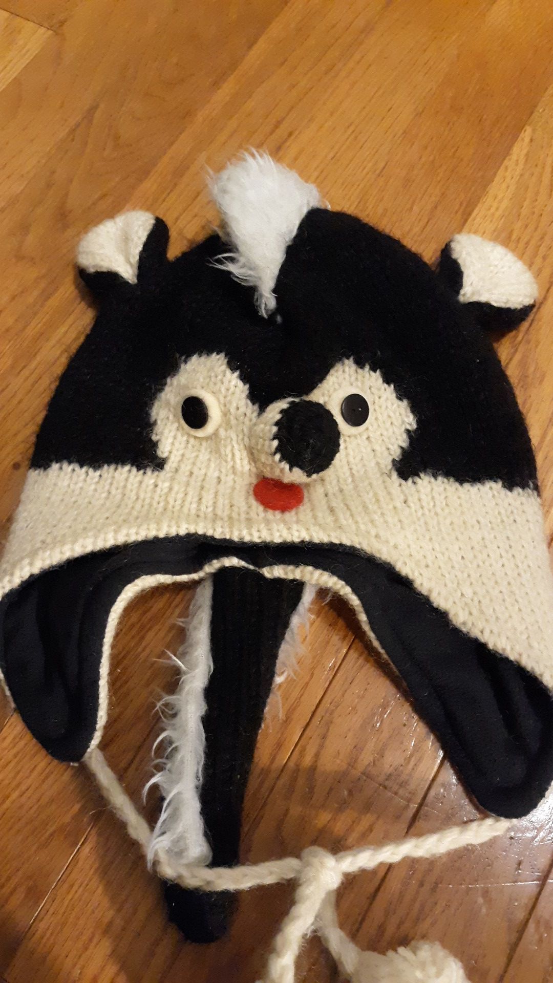 Winter skunk hat