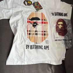 Brand New Burberry Bape Tee Size Medium
