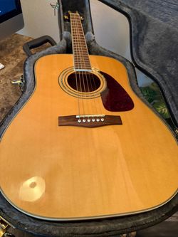 Rare Fender DG100 Dreadnought Acoustic Guitar Level 1 Natural