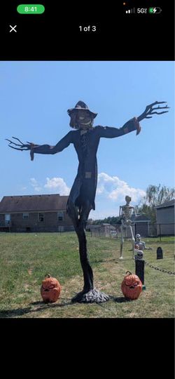 15 feet Giant Halloween Scarecrow Outdoor Decoration