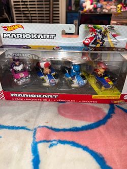 Hot Wheels Mario Kart Die-Cast 4-Pack