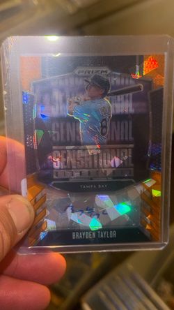 Brayden Taylor Panini Prizm Sensational Signatures Auto Card Brayden Taylor