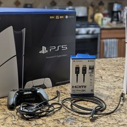 PS5 Digital Edition w/ Base Storage + 2TB SSD