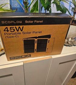 Type c Ecoflow solar panel
