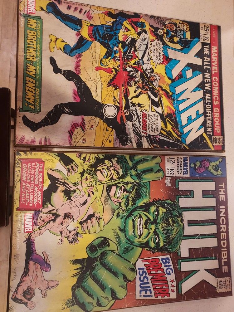 Marvel Wooden Posters