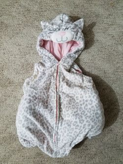 Cat costume little girls Carter's 6-9 months infant/babygirl