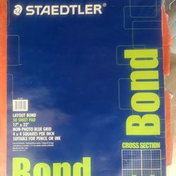 Staedtler 17" X 22" Cross Section Pad