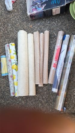 Assorted Contact Paper and Shelf Liner Rolls