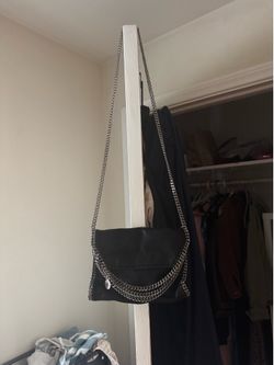 Stella McCartney mini Falabella shoulder strap bag- black