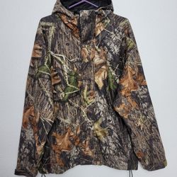 Mossy oak break up raintamer jacket Mens L size