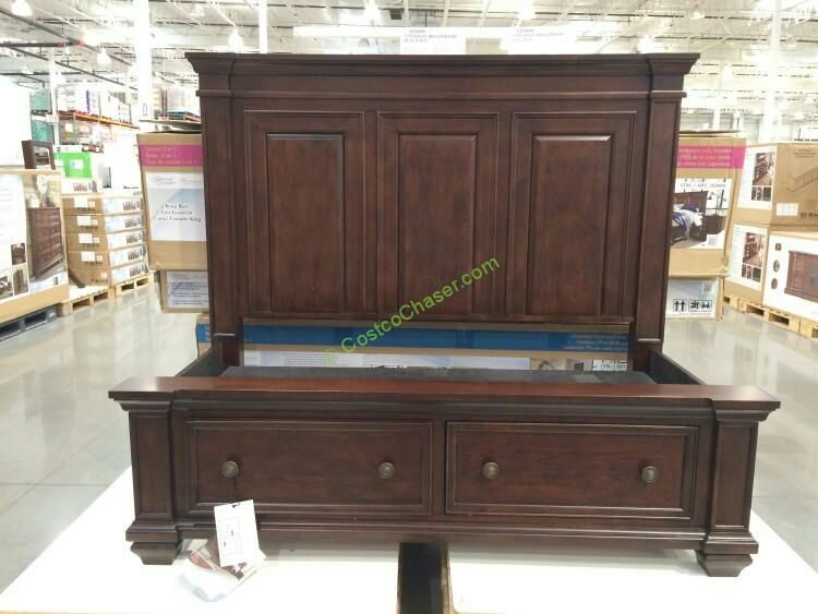 Costco Universal Broadmoore King Bed & Nightstand