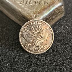 1976 Vintage Silver Medal