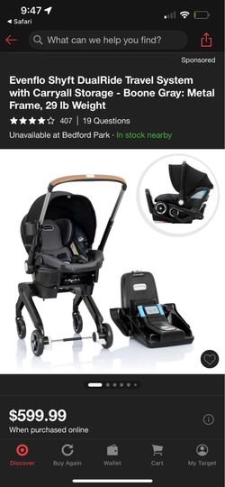 Evenflo travel storller