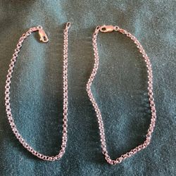 Real 14K White Gold Bracelets 